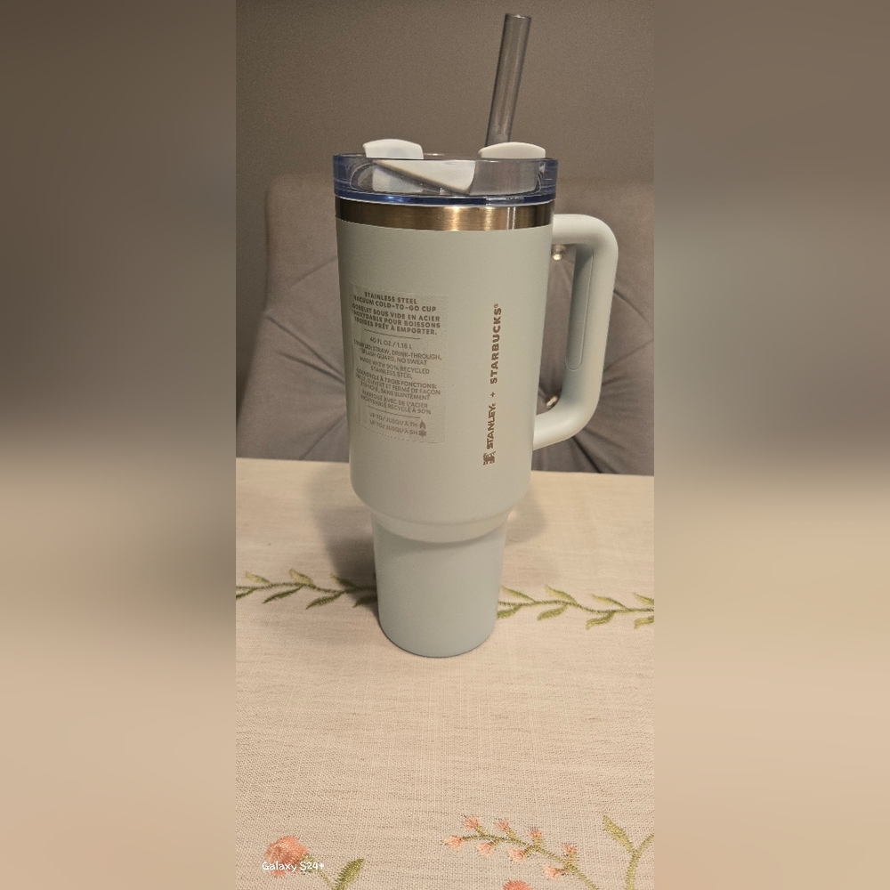 Baby Blue Stanley x Starbucks Stainless Steel 40oz Quencher